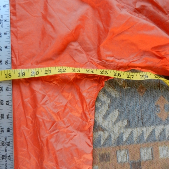 William Joseph Rain Jacket Adult Medium Orange Black Waterproof Fishing Shell - Picture 2 of 11